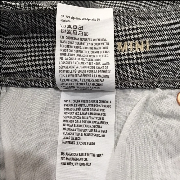 American Eagle Outfitters Super Stretchy Hi Rise Plaid Mini Skirt - Picture 7 of 10